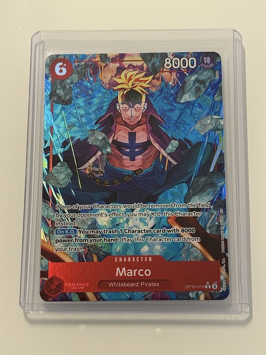 Bandai Carte collezionabili: One Piece TCG - Marco OP16-014  – Nuovo (secondo la descrizione) da Pieterlen venduto da Mira_o7