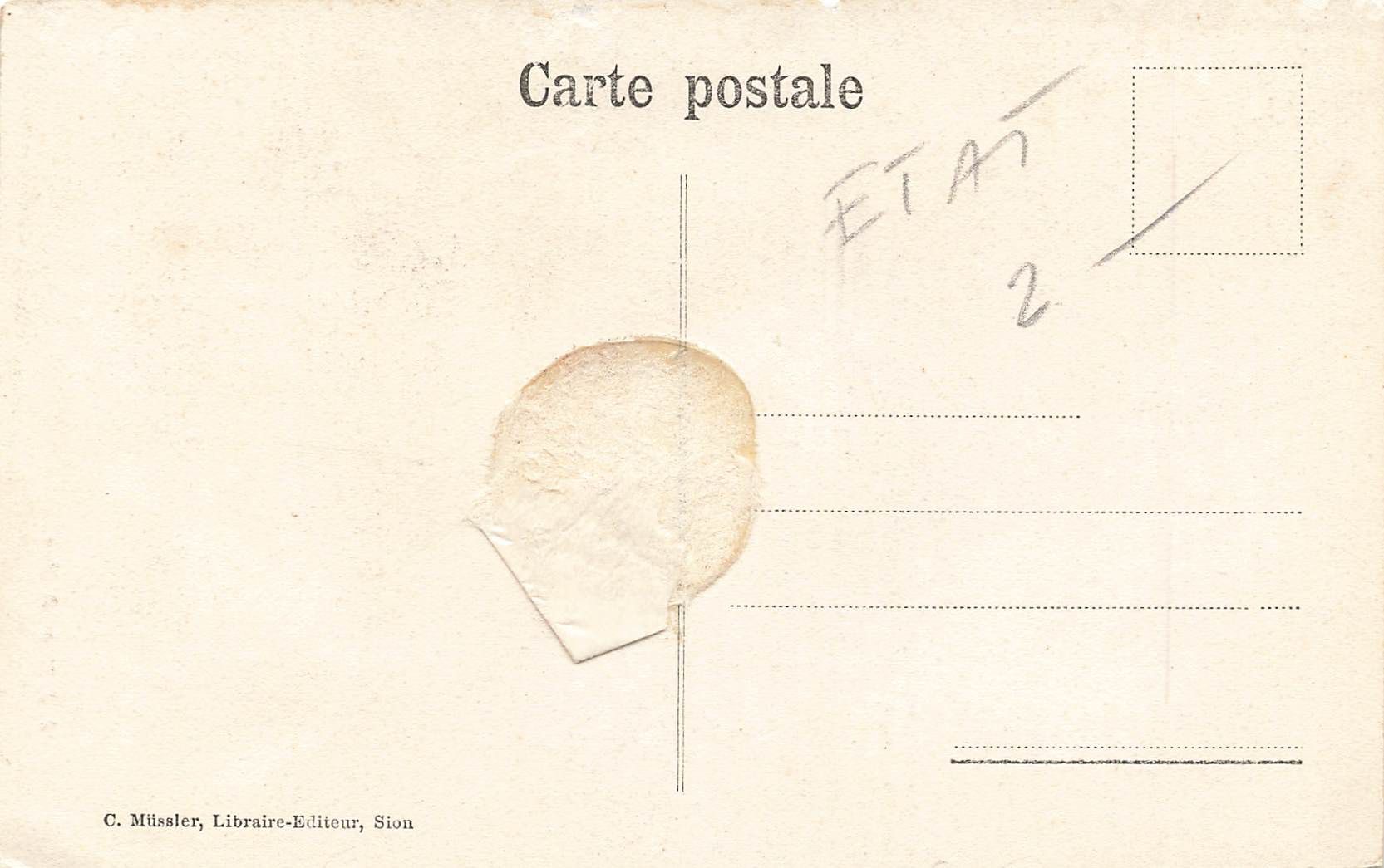 Cartoline postali: A Vex piccolo buco nel mezzo – Usato da Biasca venduto da Blenio71 1