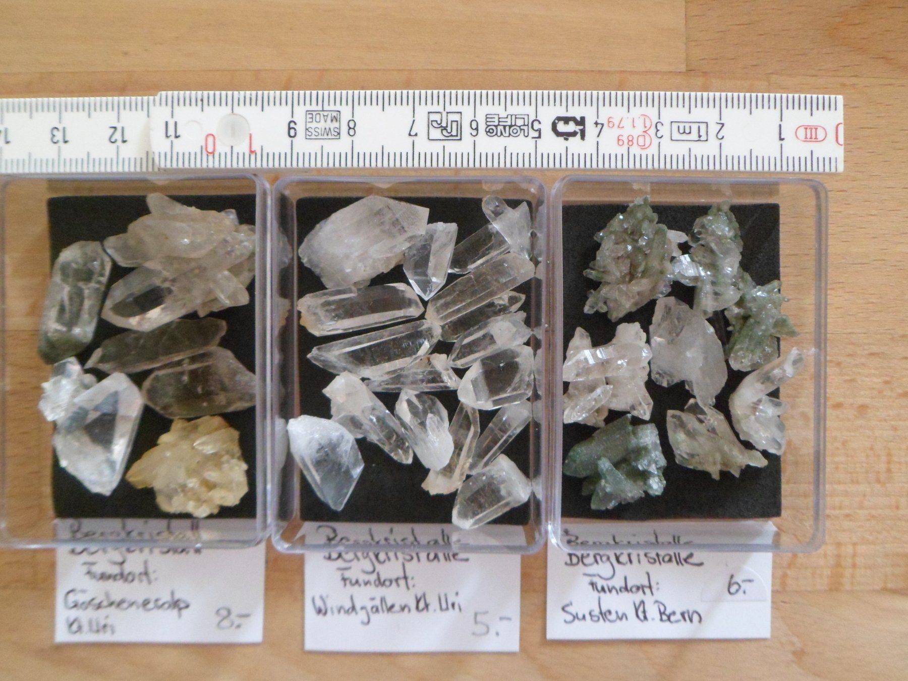 Minerali & Pietre curative: Bergkristalle Schweiz – Usato da Affoltern am Albis venduto da Fossil60 4
