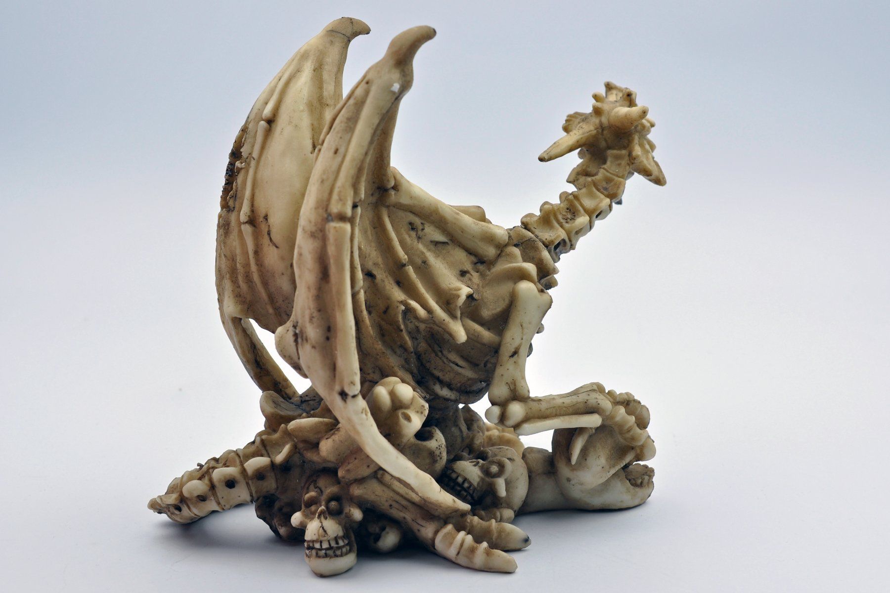 Statuette: Polyresin Figur Drachenskelett Dekor – Nuovo e nell'imballaggio originale da Wittenbach venduto da rbstore 4