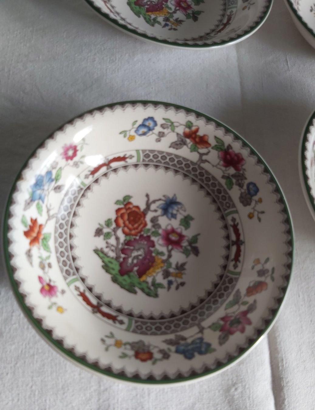 Spode Schalen: 4 Dessertschalen, Spode florales Muster, England – Gebraucht aus Bern von aronari 2