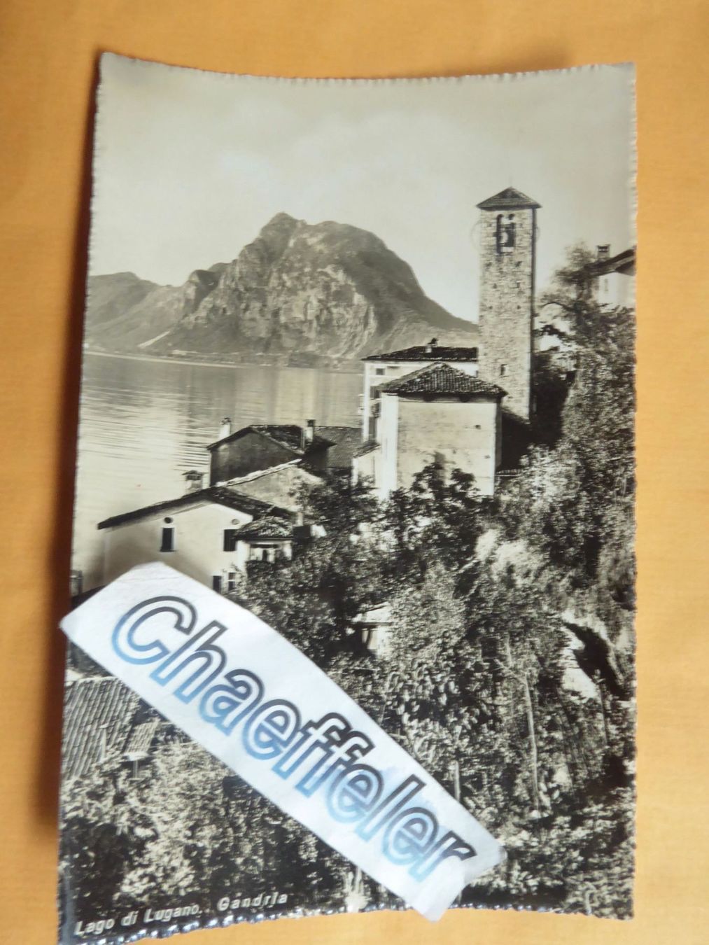 Cartoline postali: Lago di Lugano, Gandria – Nuovo (secondo la descrizione) da Zürich venduto da Chaeffeler