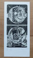 Exlibris Sergej Hrapov - Original Radierung signiert