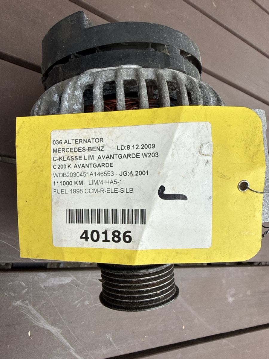 Mercedes-Benz Tutti pezzi di ricambio auto: Alternator occasion – Usato da Wildensbuch venduto da sva_6qbg 1