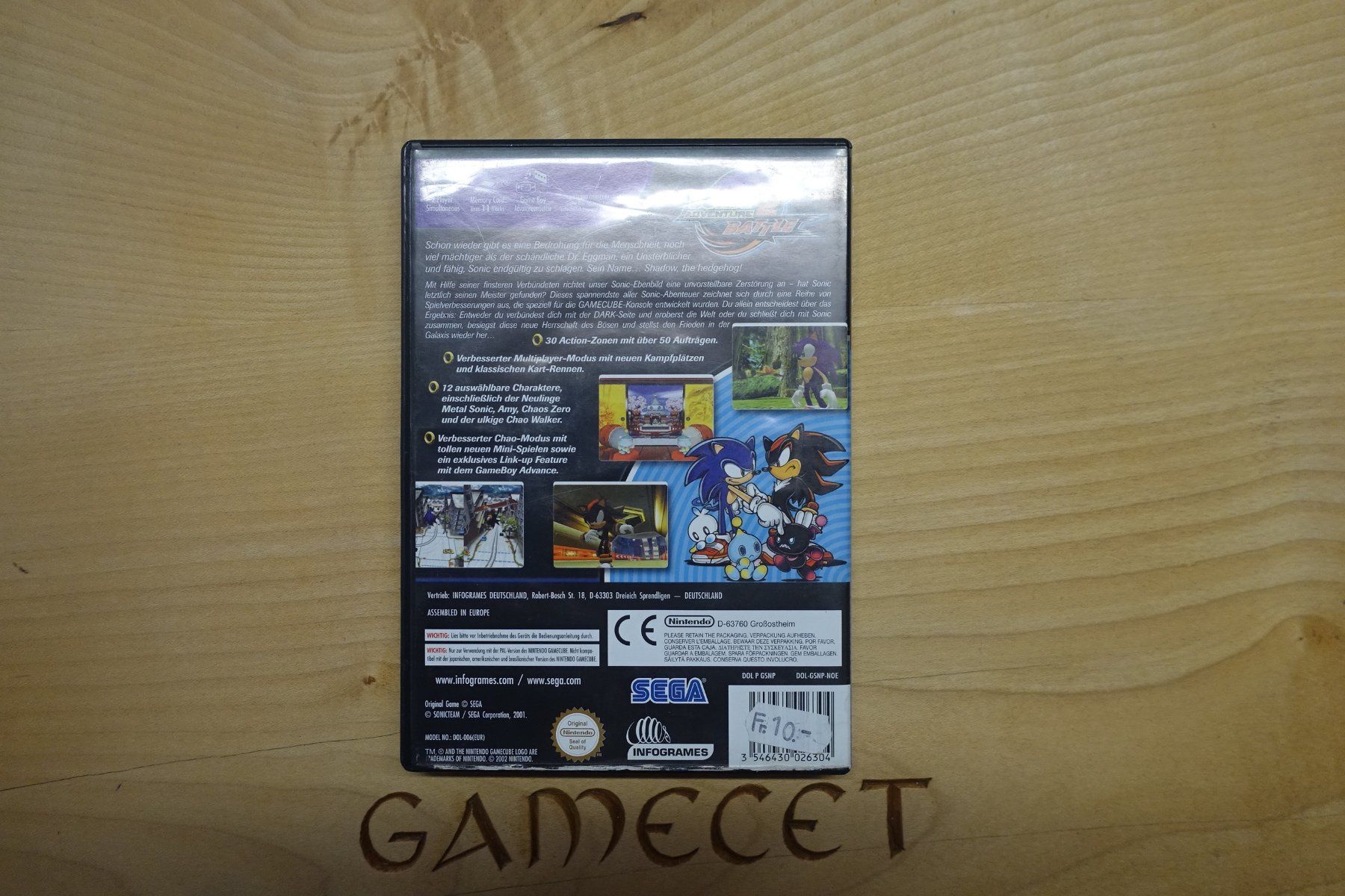 Sega Spiele: Sonic Adventure 2 Battle – Gebraucht aus Steinach von Gamecet 2