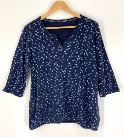 T-Shirt Cecil, 3/4 Ärmel mit V-Ausschnitt, Grösse 42