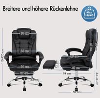 ALFORDSON Executive Chair Ergonomic Office Chair HeatMassage