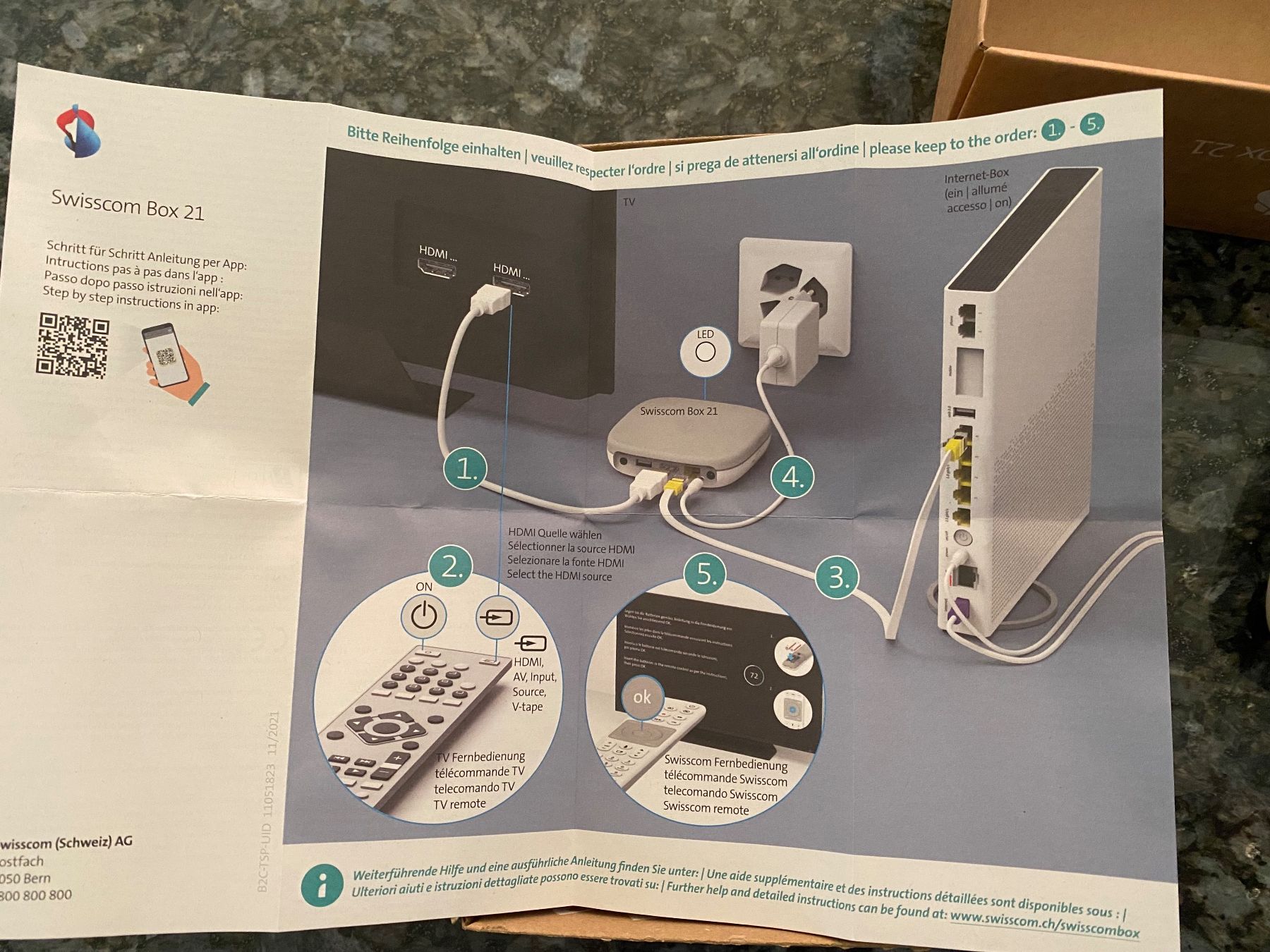 Swisscom Modems & Router: Swisscom Box 21 & Internet - Box 3 – Gebraucht aus Allenwinden von Obalu 1