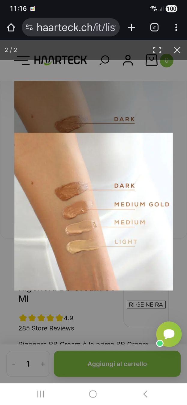 Make-up: BB cream von Rigenera farbe medium – Nuovo e nell'imballaggio originale da bellinzona venduto da zeus6535 1