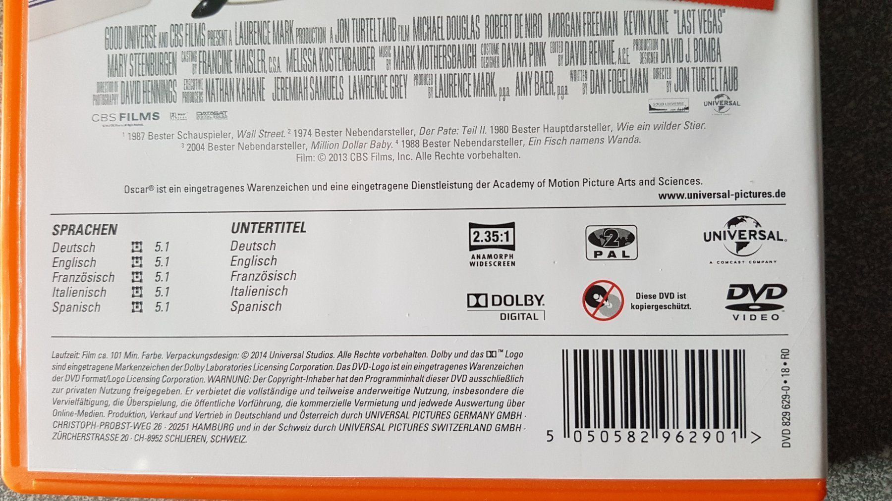Alle DVDs: DVD Last Vegas / Robert DeNiro – Gebraucht aus Oetwil am See von fineli2 1