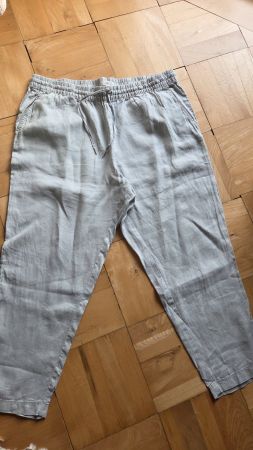 Damen Sommer Hose 100% Leinen H&M XL *letzte tage