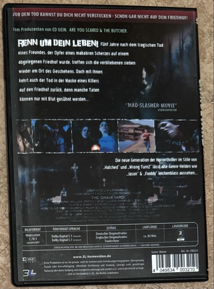 Tous les DVDs: THE GRAVEYARD  – Neuf (Voir description) à Dietikon par AndreaSch01 1