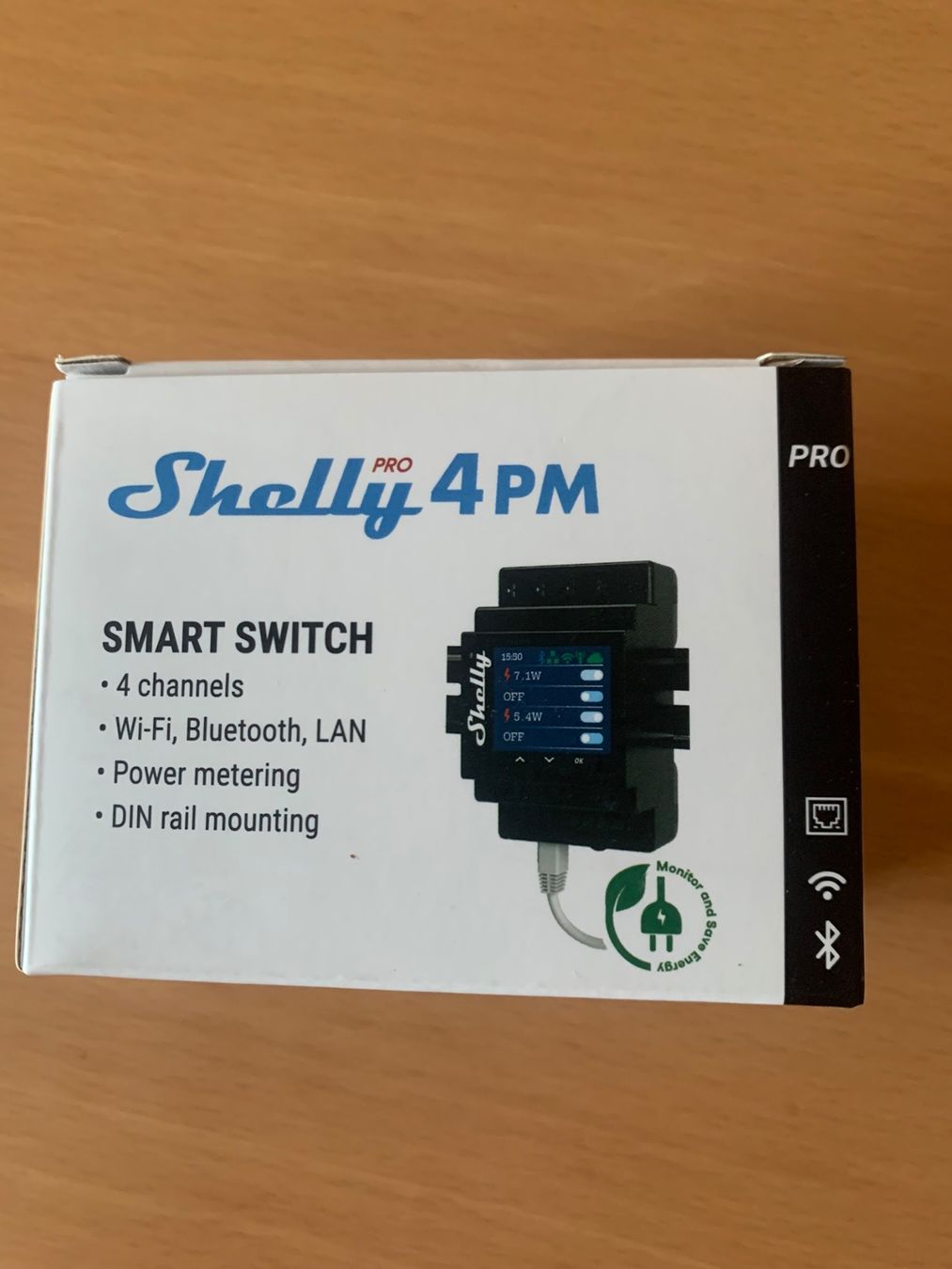 Shelly Schalter: Shelly Pro 4PM Smart Switch 4 Canaux – Neu und originalverpackt aus Muraz (Collombey) von jea_dmy6