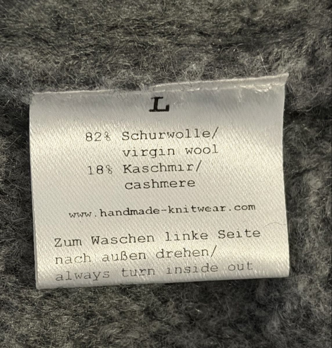 Pulls & Sweat-shirts: Handmade Pullover Wolle Kaschmir  Grösse L – D'occasion à Elsau par ivyfashion 2