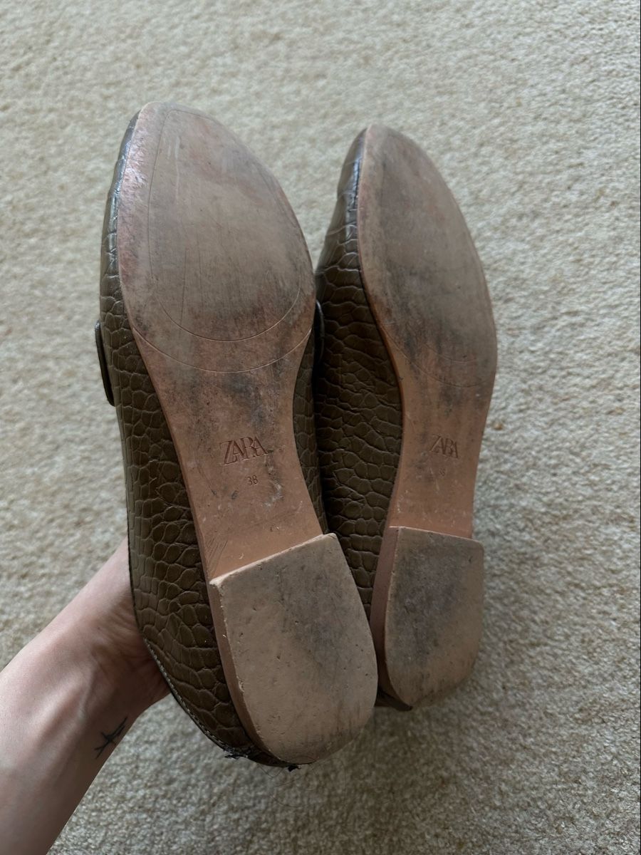 Zara Scarpe da donna: Zara Croc-Effect Loafers, Size 38 – Usato da Blonay venduto da sae_6sgw 2
