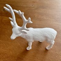 Deko Hirsch Figur weiss von „Bloomingville“ aus Keramik. NEU