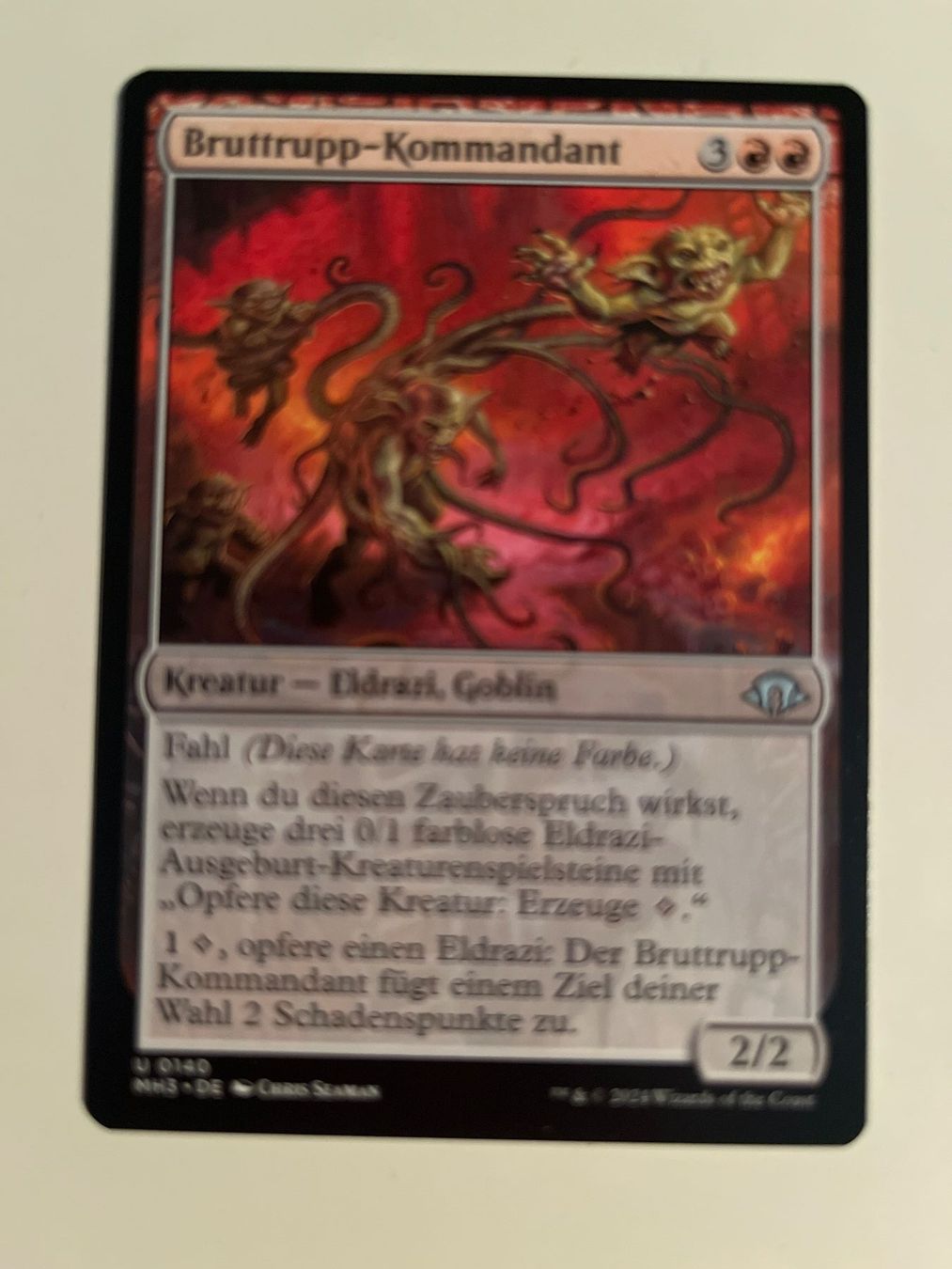 Magic The Gathering Carte collezionabili: 1 x Bruttrupp-Kommandant - Magic: The Gathering - MtG – Usato da Kriens venduto da Shadi1980