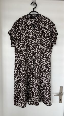OPUS Kleid Wulara shadow Braun-Beige Grösse 34 