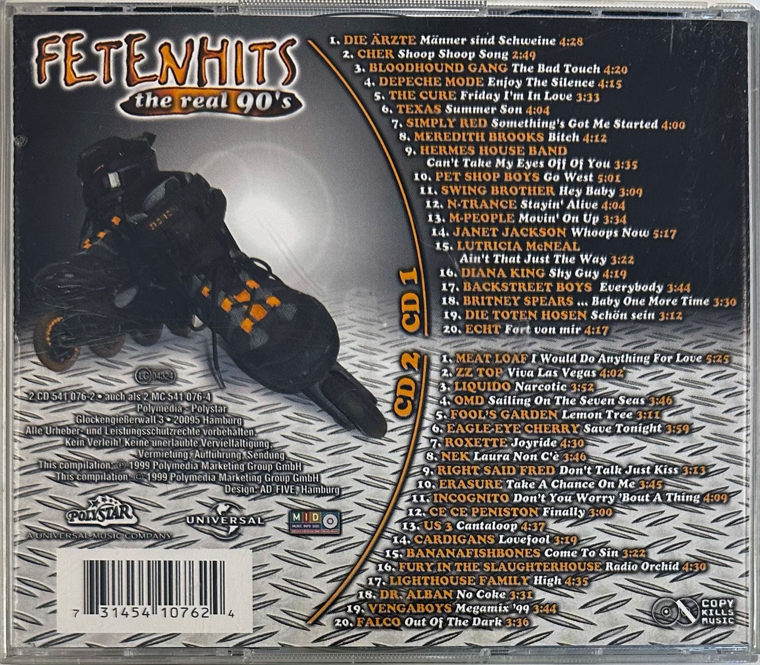 CD: Fetenhits - The Real 90's – Usato da Martigny venduto da jereq 1