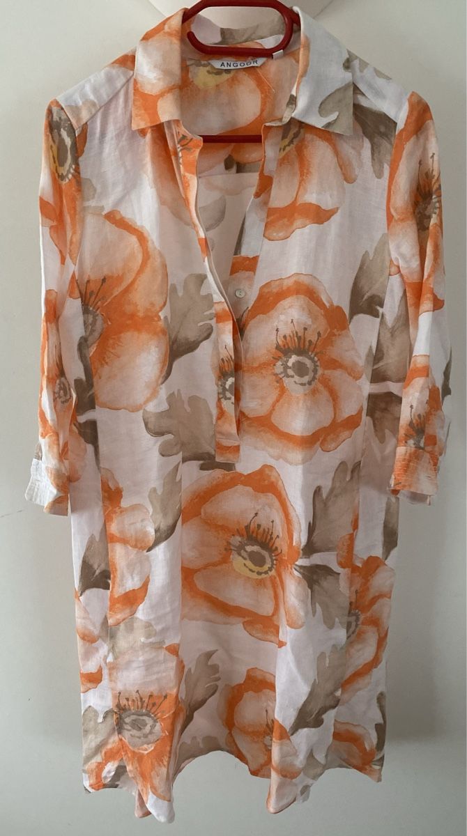 Vestiti: ANGOOR Leinenkleid mit 3/4-Arm – Usato da Jona venduto da Flamingoo