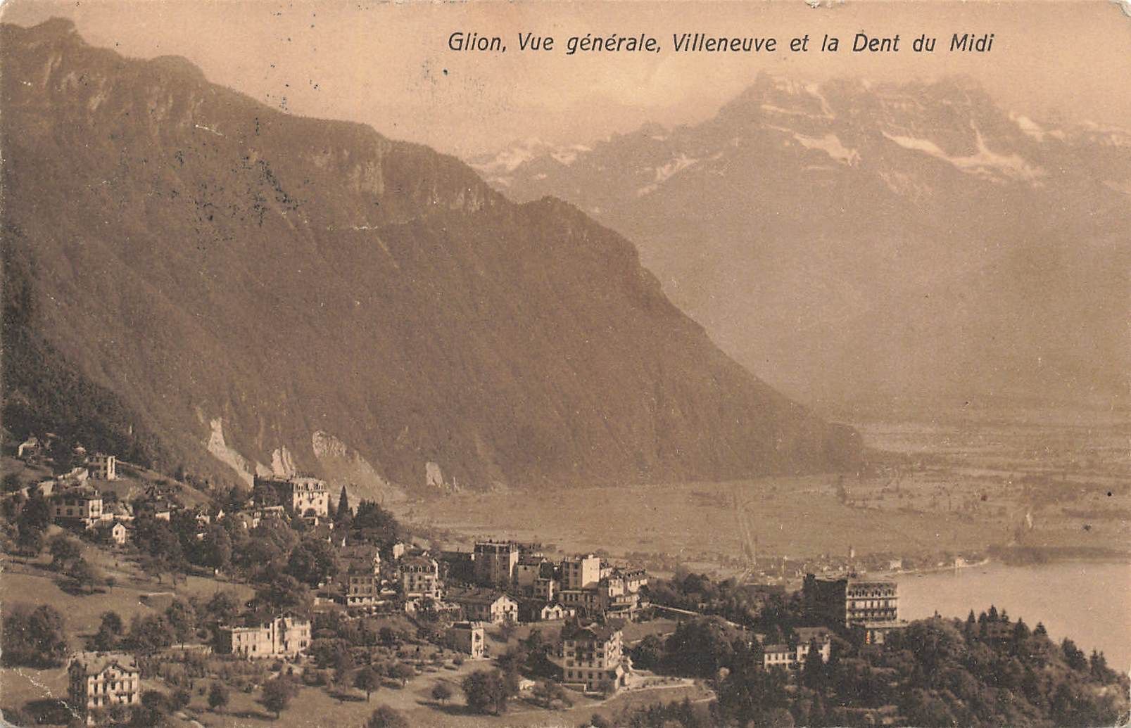 Ansichtskarten: Glion – Gebraucht aus Biasca von Blenio71