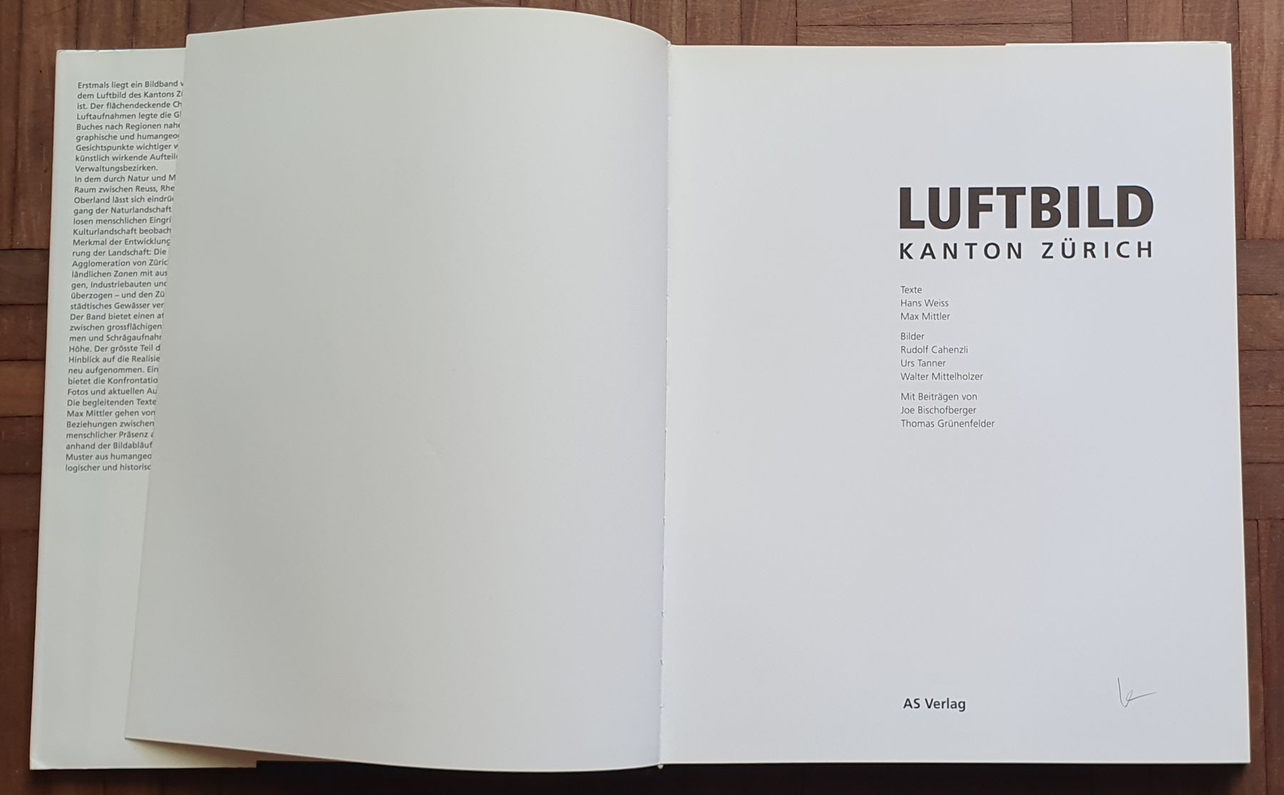 Libri: Buch - Luftbild Kanton Zürich – Usato da Kreuzlingen venduto da Rschweiz1 1