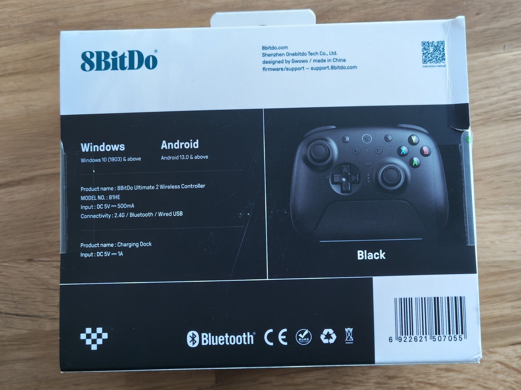 8BitDO Manettes: 8BitDo Ultimate 2 Wireless Controller Schwarz NEU 47.- – Neuf avec emballage d'origine à Au ZH par Gianhaller2003 1