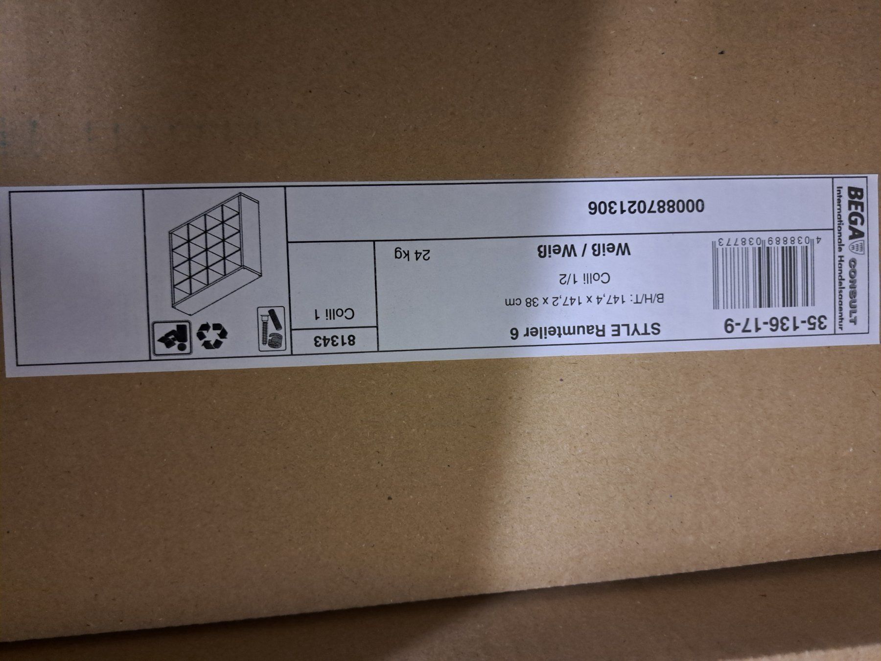 Regale: Regal weiss 16 Fächer – Neu und originalverpackt aus Olten von kan_5vwp 1