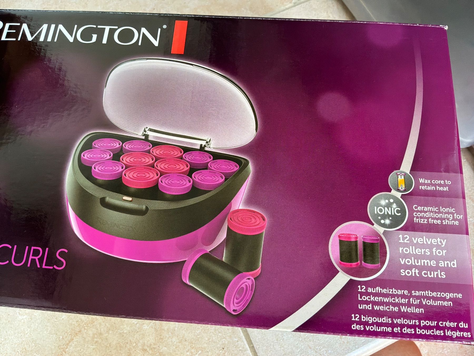 Remington Piastre & Arricciacapelli: REMINGTON Jumbo curls roller – Nuovo (secondo la descrizione) da Glattfelden venduto da Danshari 2