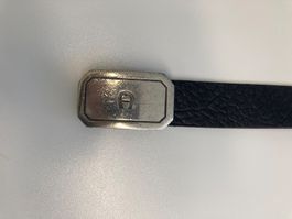 Aigner Ledergürtel schwarz