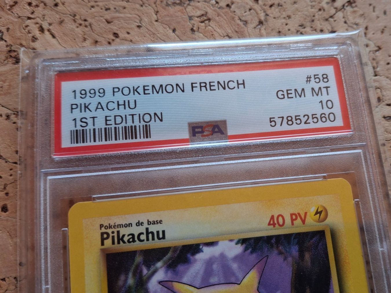 Pokémon Carte collezionabili: PSA 10 FR Base set 1ère édition Pikachu 1999 – Nuovo e nell'imballaggio originale da Charrat venduto da Magmar 1