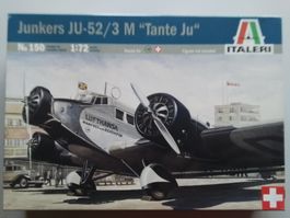 Neu OVP Italeri 150 Junkers JU52/3 M Lufthansa Tante Ju 1:72