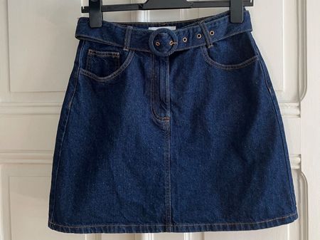 Mango Jeans-Minirock M / Minijupe en jean Mango taille M
