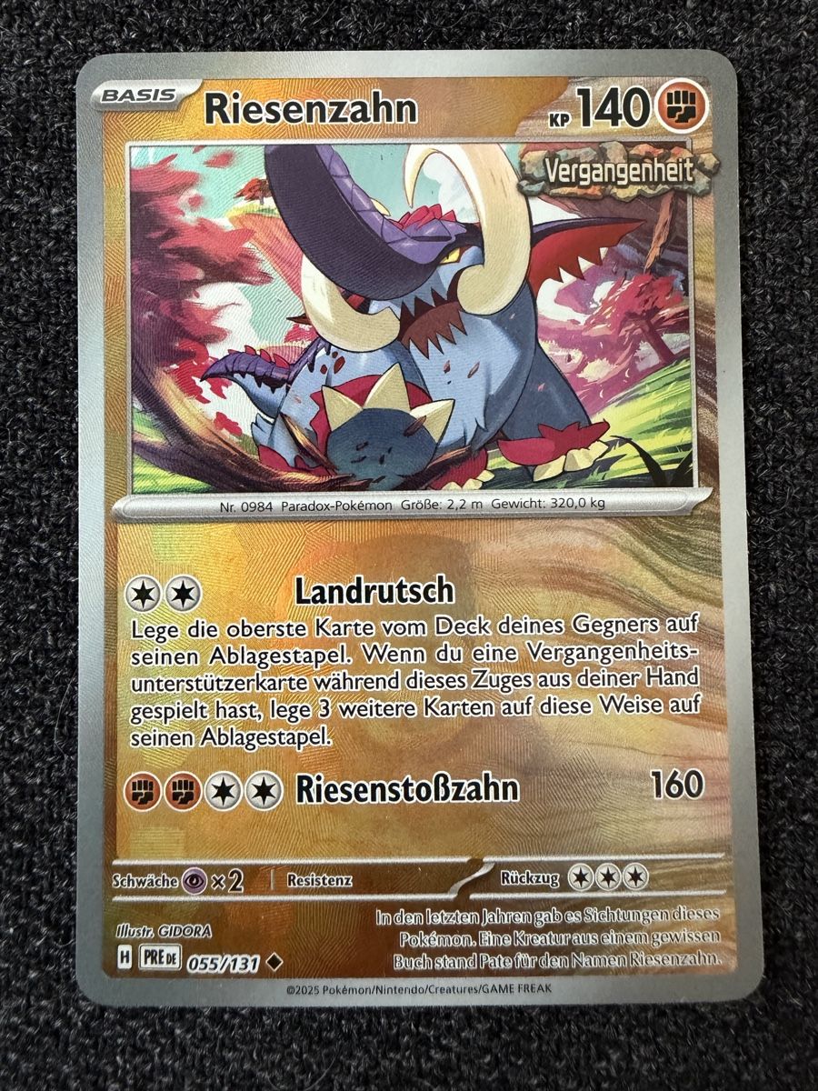 Pokémon Carte collezionabili: Riesenzahn Meisterball PRE 055/131 – Nuovo (secondo la descrizione) da Berneck venduto da boyakizzle