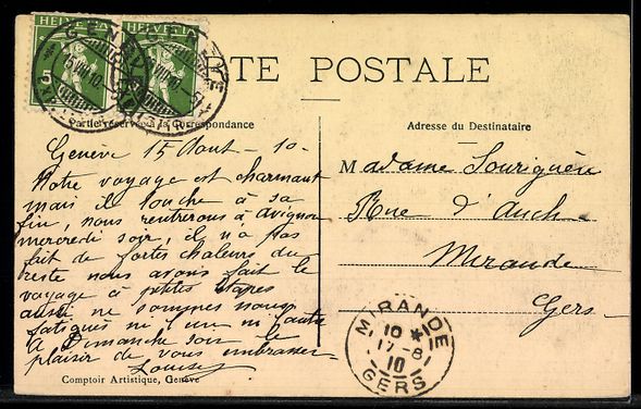 Cartes postales: AK Glion, Lac Léman – D'occasion à Berlin par bartko-reher 1