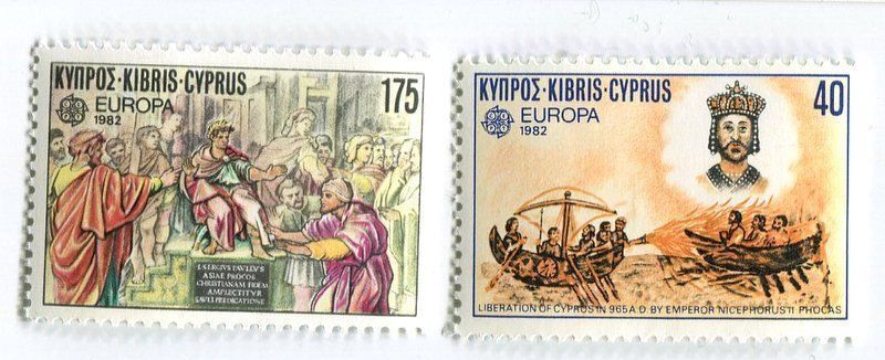 Alle Briefmarken: Briefmarken "Dromone mit Griechischem Feuer". Zypern. – Neu und originalverpackt aus Basel von Butsch5