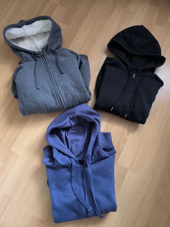 3 Sweatjacken Grösse S