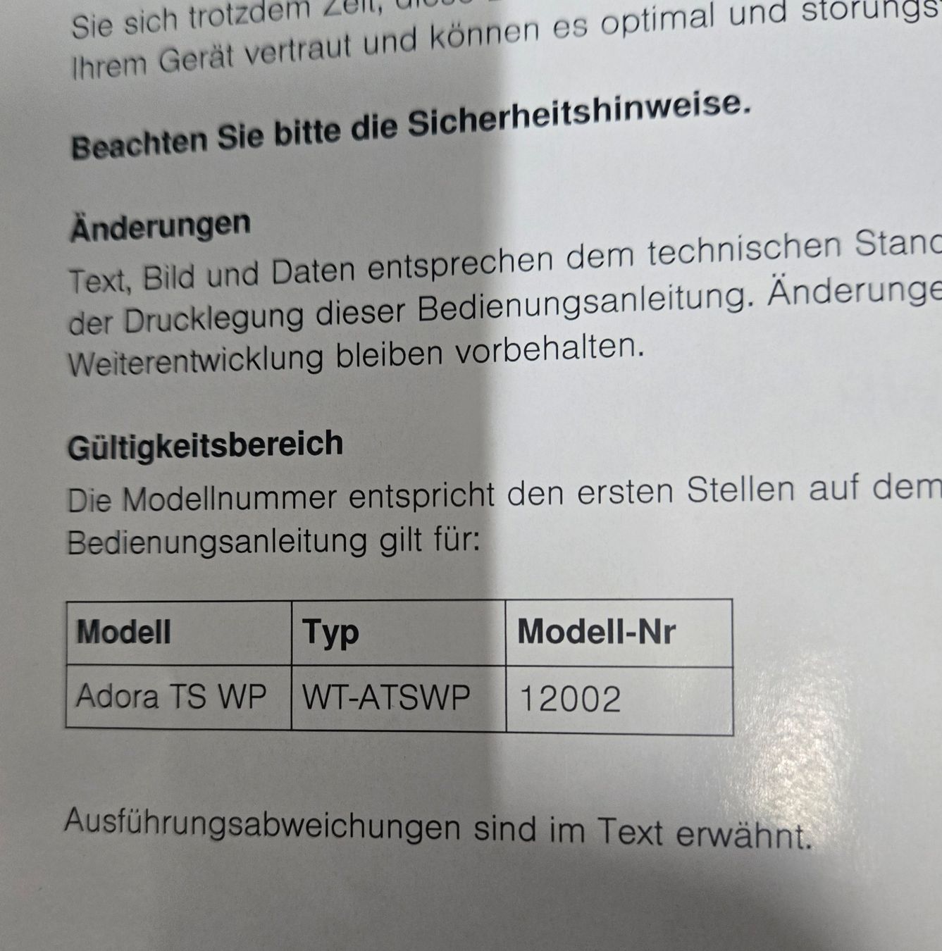 V-Zug Asciugatrici: V-ZUG Adora TS WP aus der Generation 2012/2013 – Usato da Wahlen b. Laufen venduto da MST-Shop 6