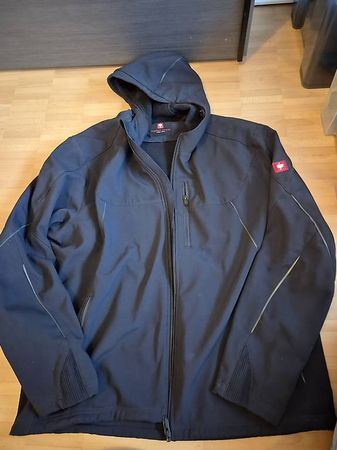 Softshell Jacke schwarz 4XL Men