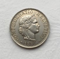 1881 20 Rappen unz/stgl *RAR*