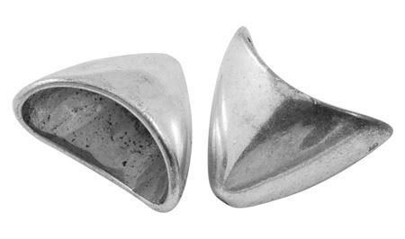 Perle (finte): Perlkappe  antik versilbert  20x15mm – Nuovo (secondo la descrizione) da Alpnachstad venduto da perlengaby 1