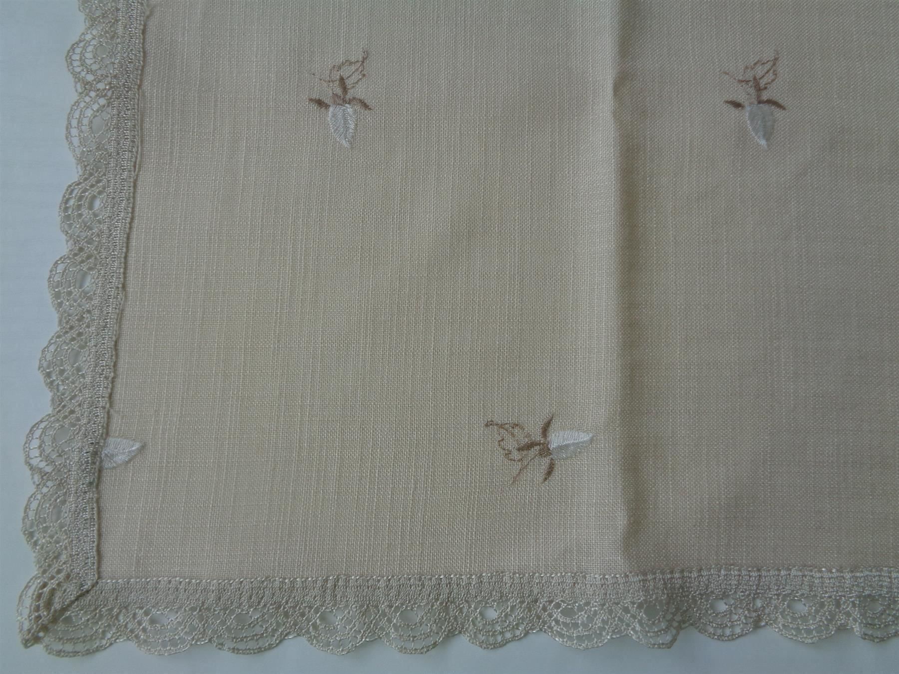 Coperte: Tischdecke beige 81x81 cm. Polyacryl – Usato da Chur venduto da omonia 1
