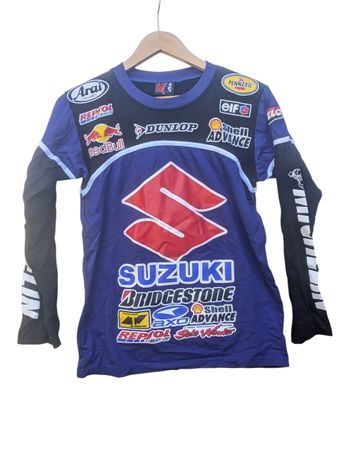 Suzuki Racing Team Vintage Langarm Shirt Motocross