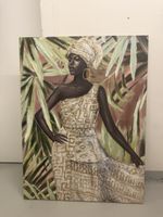 Bemaltes Leinwandbild 90x120cm 