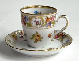 BAWARIA*SCHUMANN*ARZBERG*GERMANY*Mokkatasse & Untertasse*