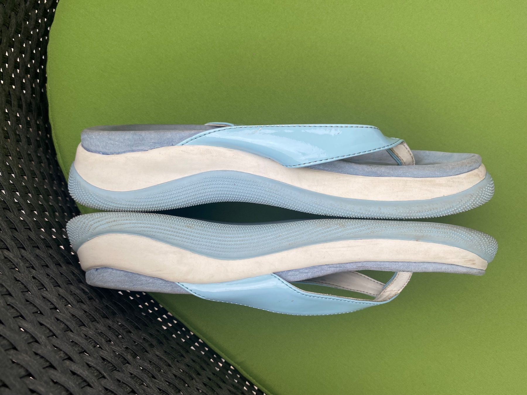 Navyboot Damenschuhe: SUMMERTIME - stilvolle/edle NAVYBOOT Flip-Flops, blau, 39 – Gebraucht aus Winkel von ferrari2022 6