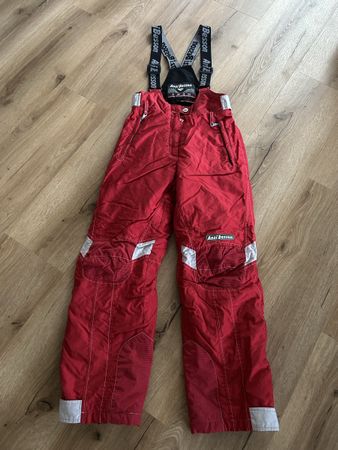 Skihose Latzhose Anzi Besson Grösse 38 Rot                  