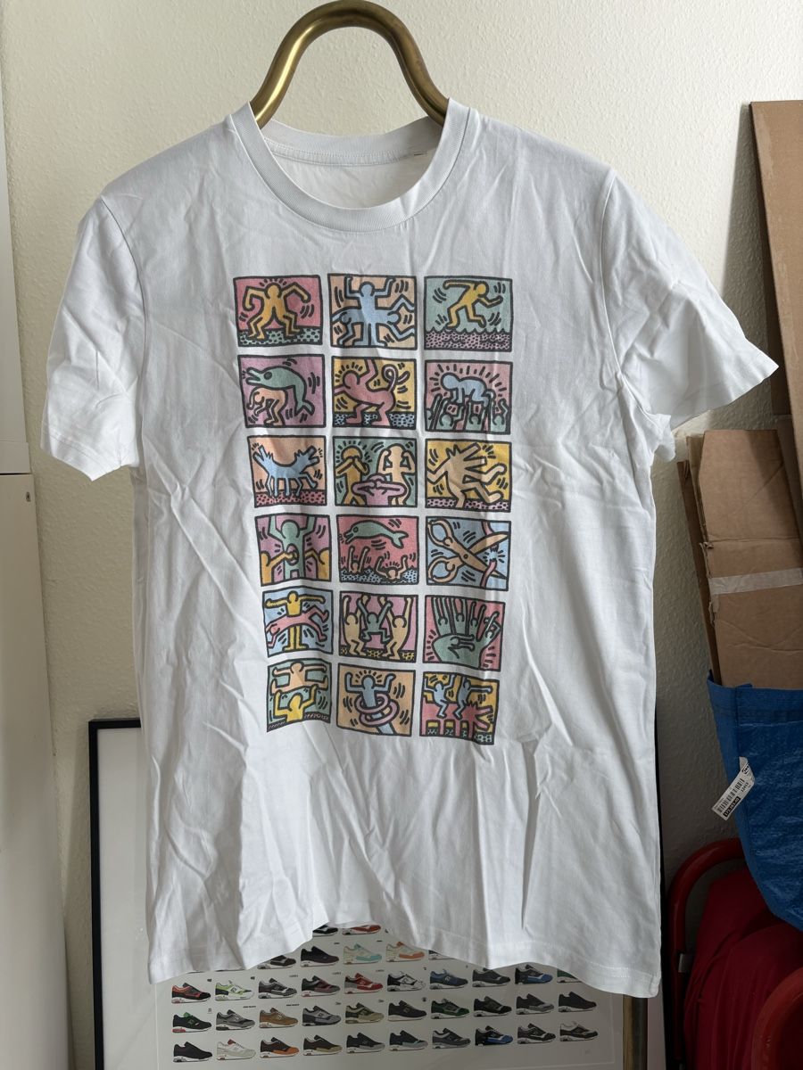 T-shirt: T-shirt Keith Haring, Size M  – Usato da Neuchâtel venduto da sharposneaks 3