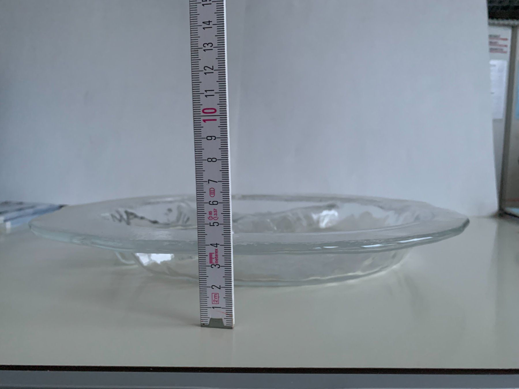 Glasi Hergiswil Piatti: Vintage Glas Teller, Servierteller mit 3 Fächern, Top! – Usato da Sarmenstorf venduto da habasa 3