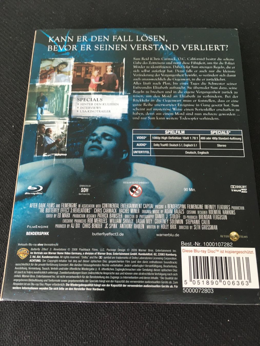 Tutti i DVDs: Butterfly Effect 3 [Blu-ray] – Usato da St.Gallen venduto da MedienJoe 1